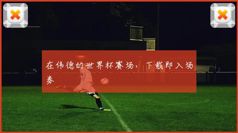 在伟德的世界杯赛场，下载即入场券